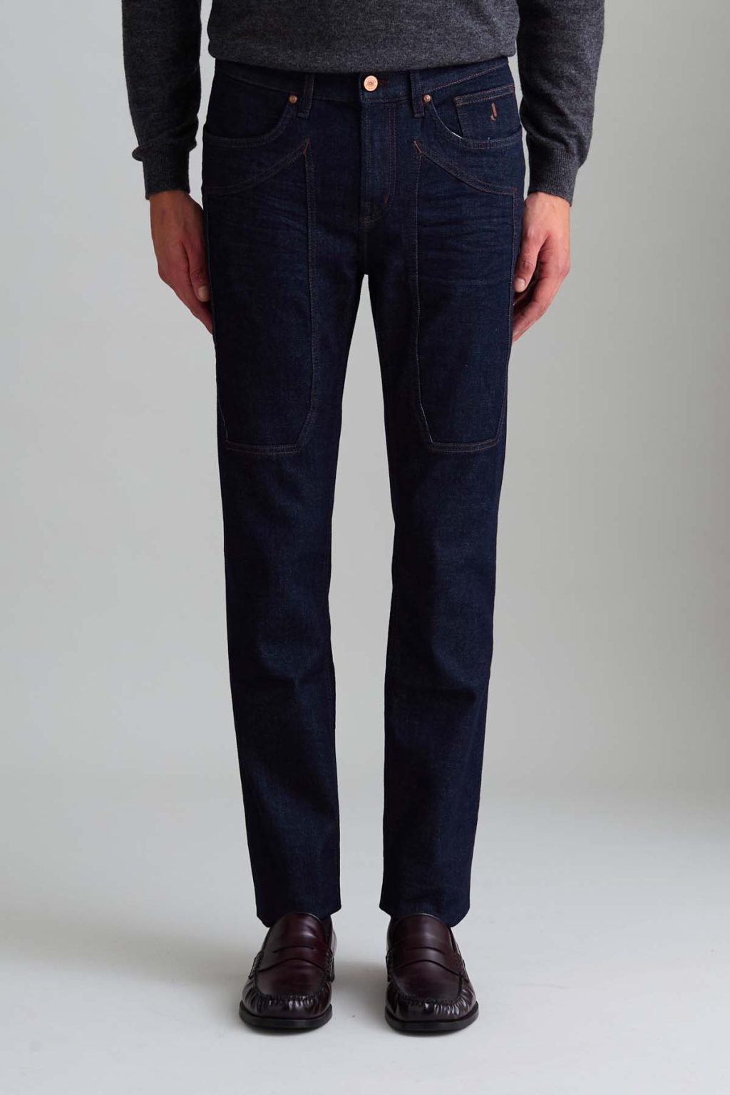 JEANS – JOHN – TOPPA DENIM SLIM FIT BLU SCURO