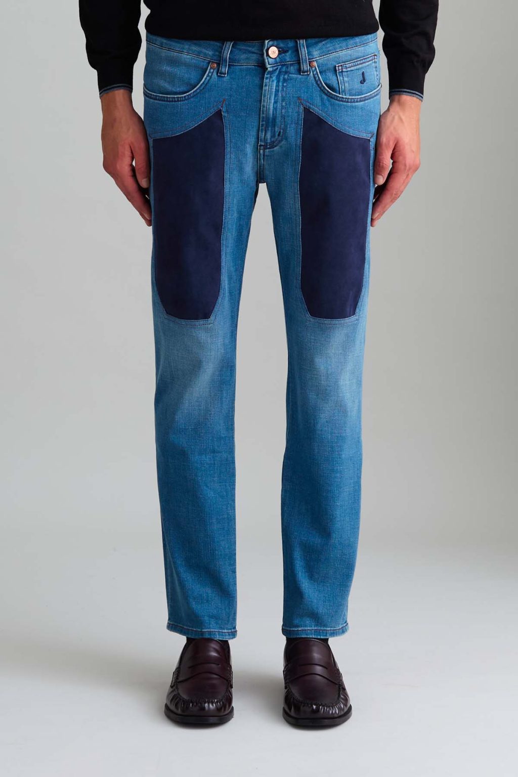JEANS – JAMES – TOPPA ALCANTARA® BLU DENIM CHIARO SKINNY FIT