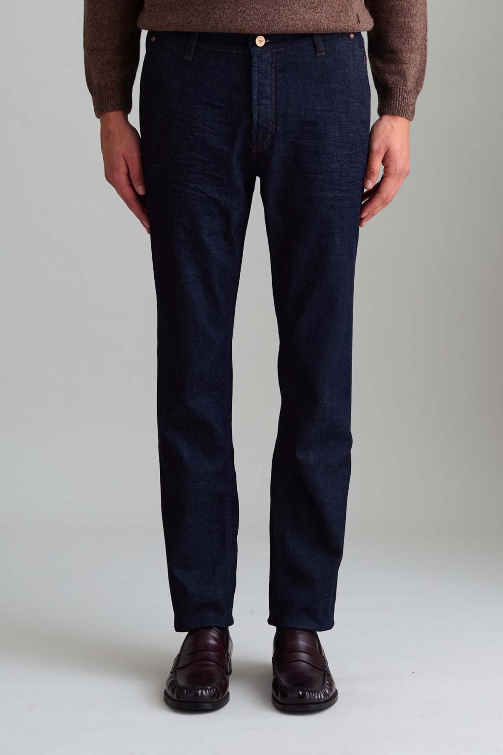 JEANS - JULIUS - CHINO DENIM SLIM FIT BLU SCURO