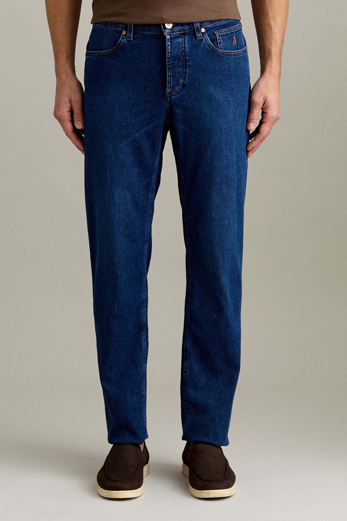 JEANS - JASPER - DENIM REGULAR FIT BLU MEDIO SCURO