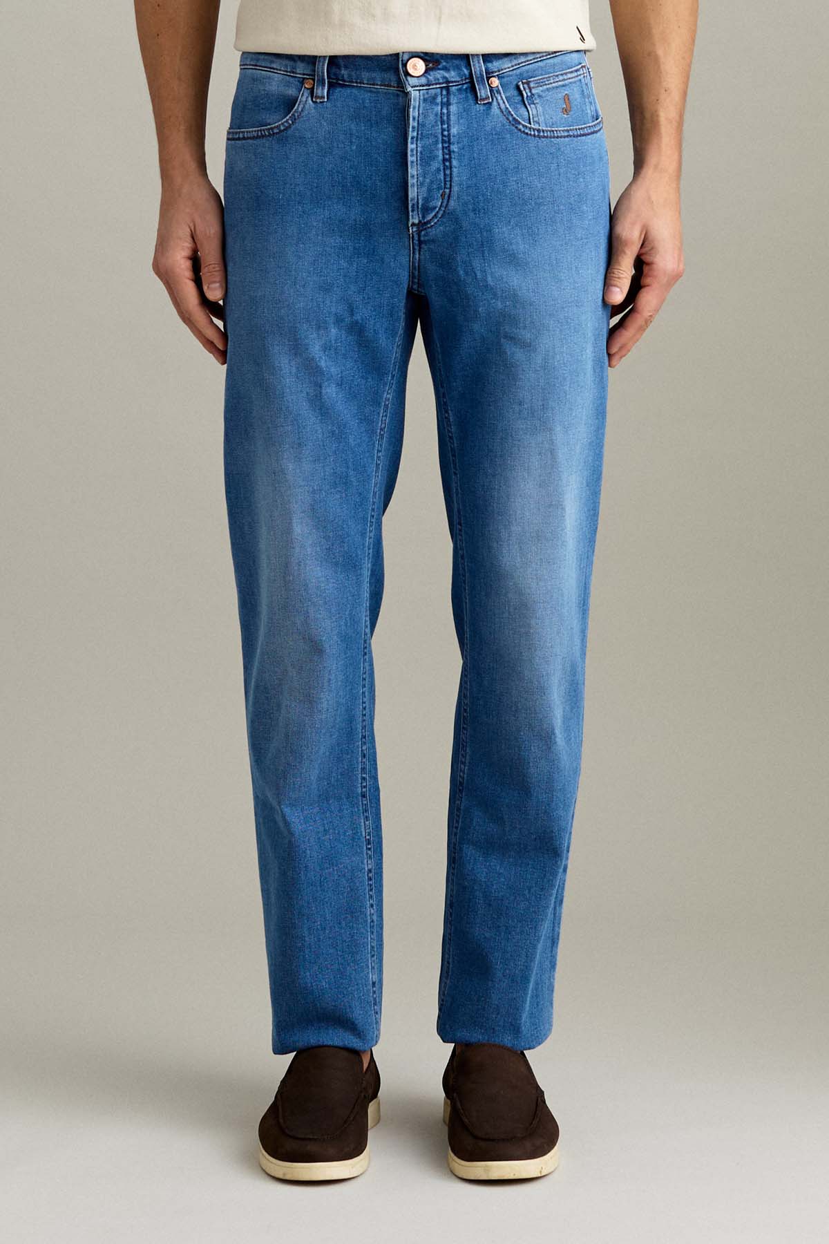 JEANS - JASPER - DENIM REGULAR FIT BLU MEDIO