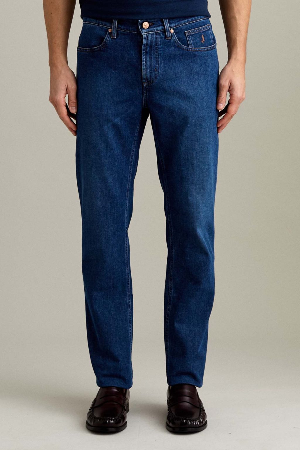 JEANS - JORDAN – DENIM SLIM FIT BLU MEDIO SCURO