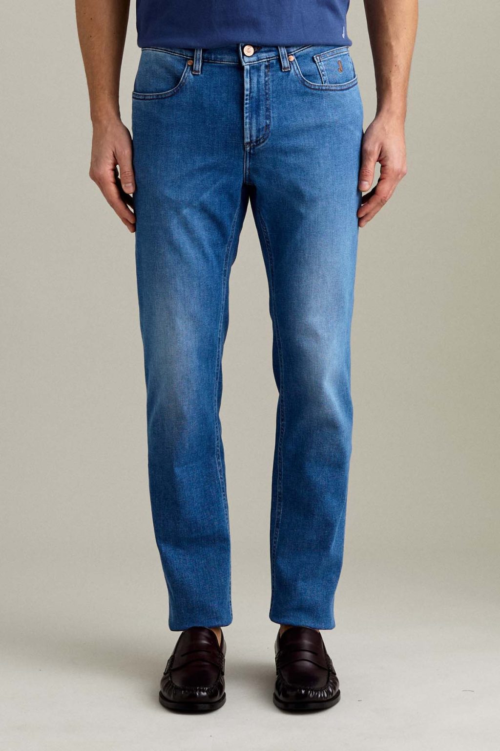 JEANS - JORDAN - DENIM SLIM FIT BLU MEDIO