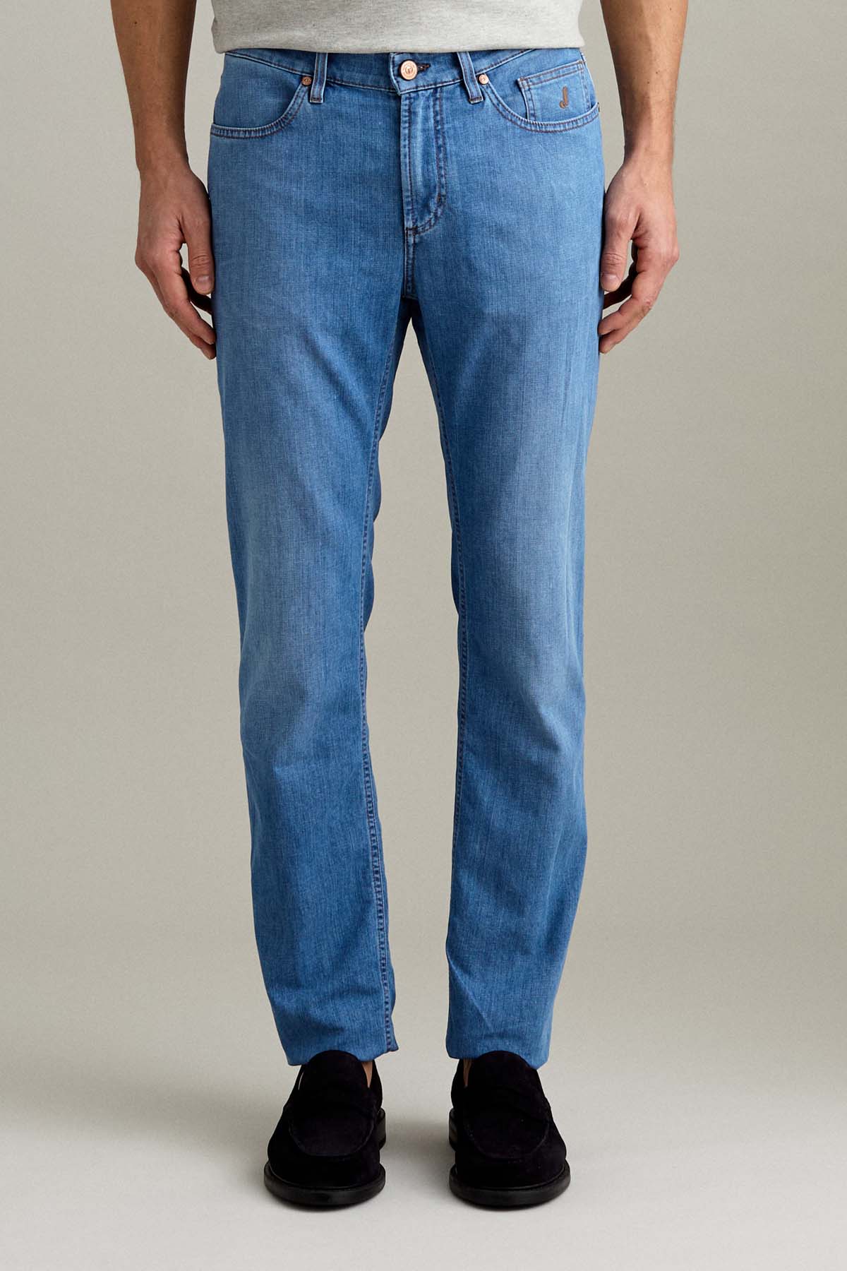 JEANS - JORDAN – DENIM SLIM FIT BLU CHIARO