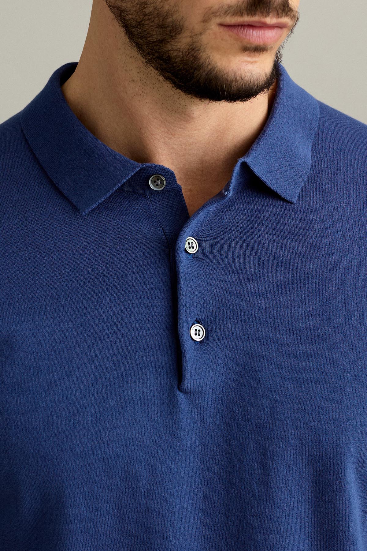 POLO - MANICA CORTA - COTONE MAGLIERIA CALATA BLU CHIARO