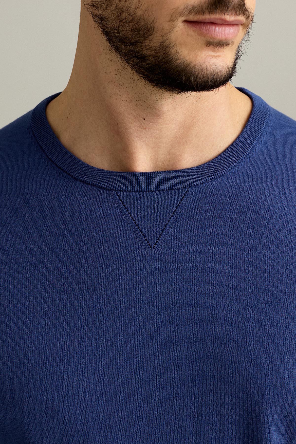 T-SHIRT - MANICA CORTA - COTONE MAGLIERIA CALATA BLU CHIARO