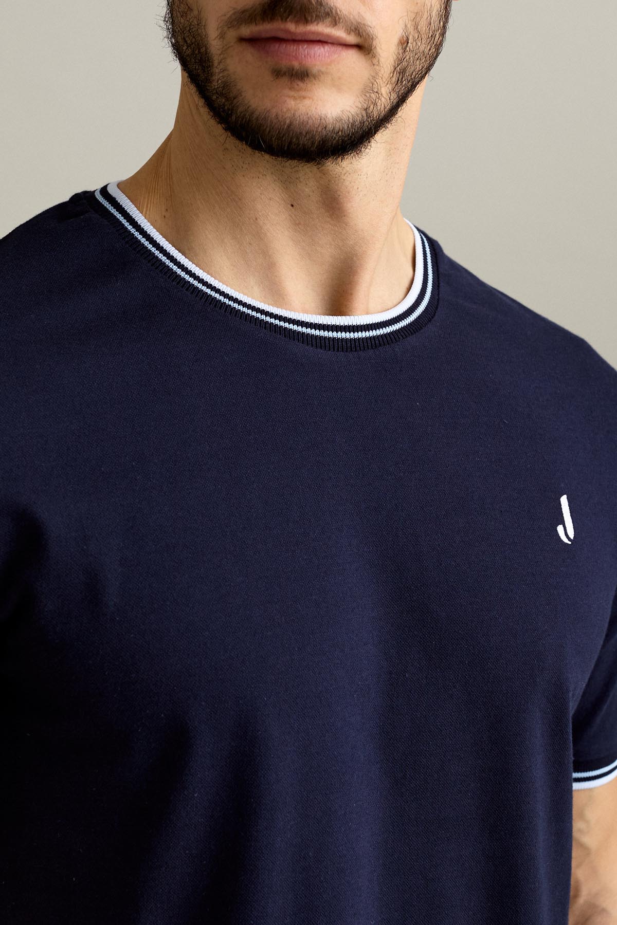 T-SHIRT - MANICA CORTA - PIQUET BLU SCURO