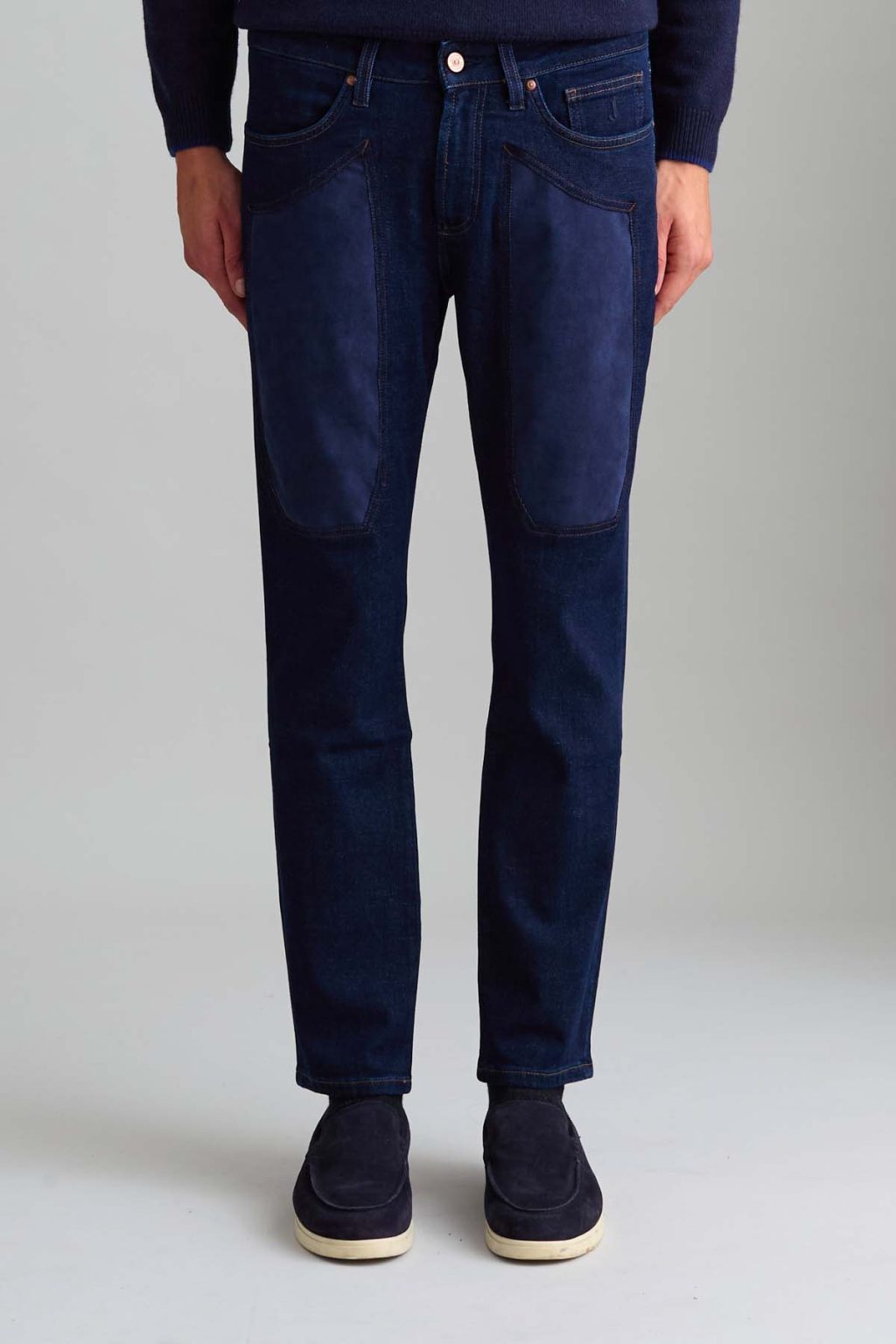 JEANS – JAMES – TOPPA ALCANTARA® BLU DENIM SCURO SKINNY FIT