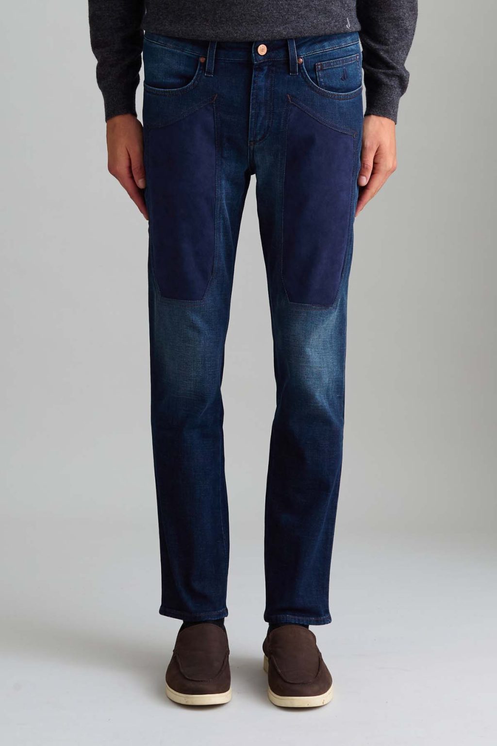 JEANS – JAMES – TOPPA ALCANTARA® BLU DENIM MEDIO SCURO SKINNY FIT