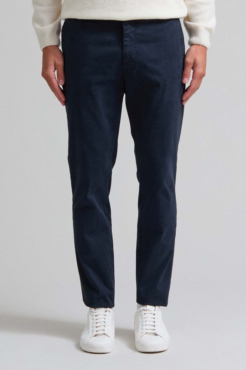 PANTALONE - JACK - CHINO COTONE SLIM FIT BLU SCURO