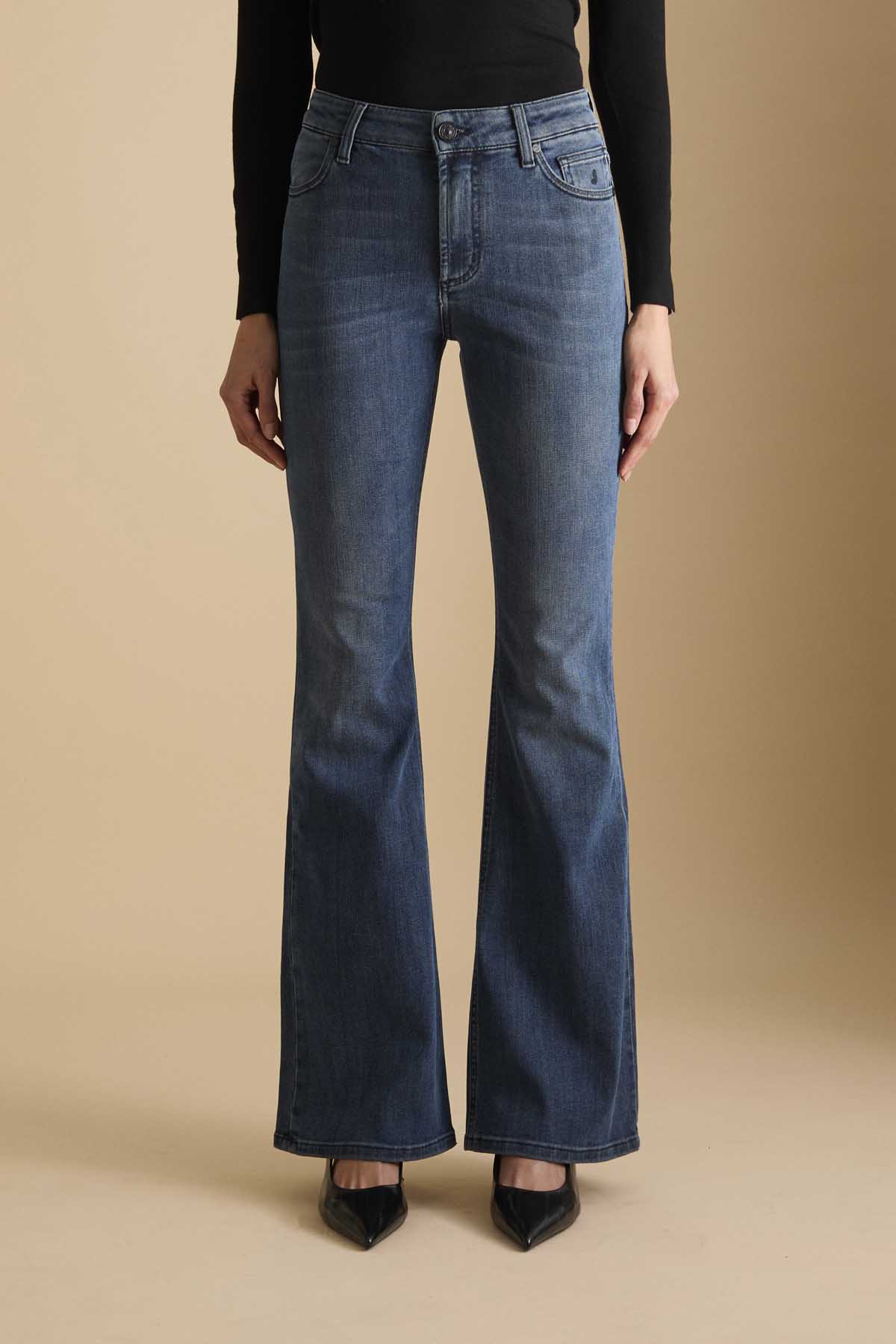Pantalone JENNIFER - Denim Flared Fit