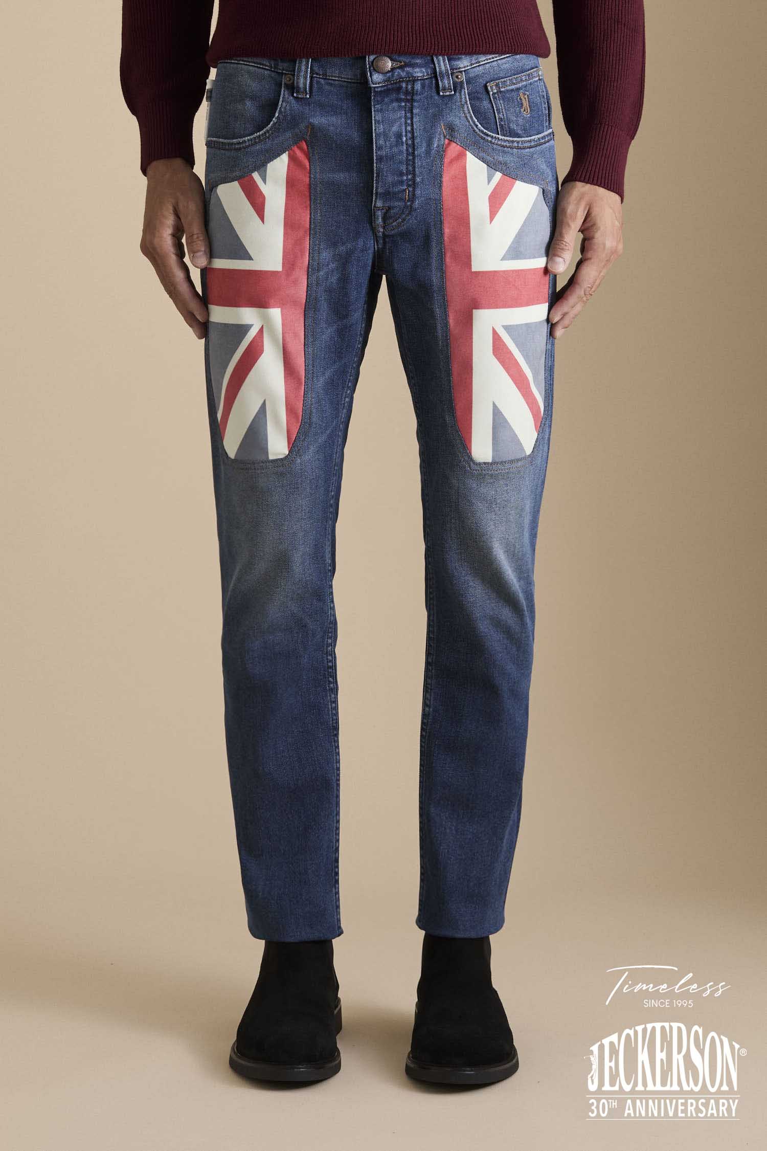 Pantalone ANNIVERSARY - 5 Tasche Toppa Slim Fit