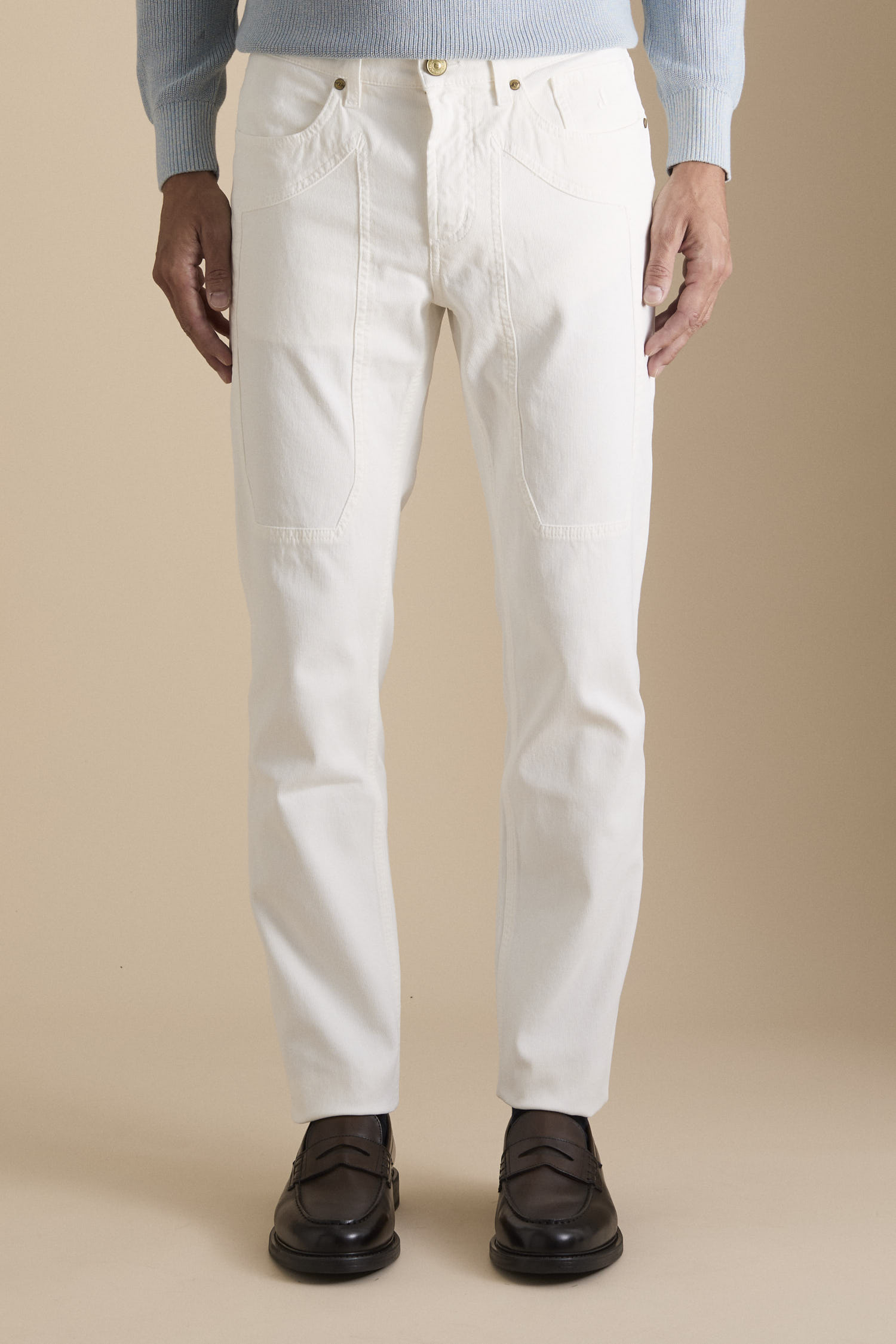 Pantalone JOHN - 5 Tasche Toppa Slim Fit