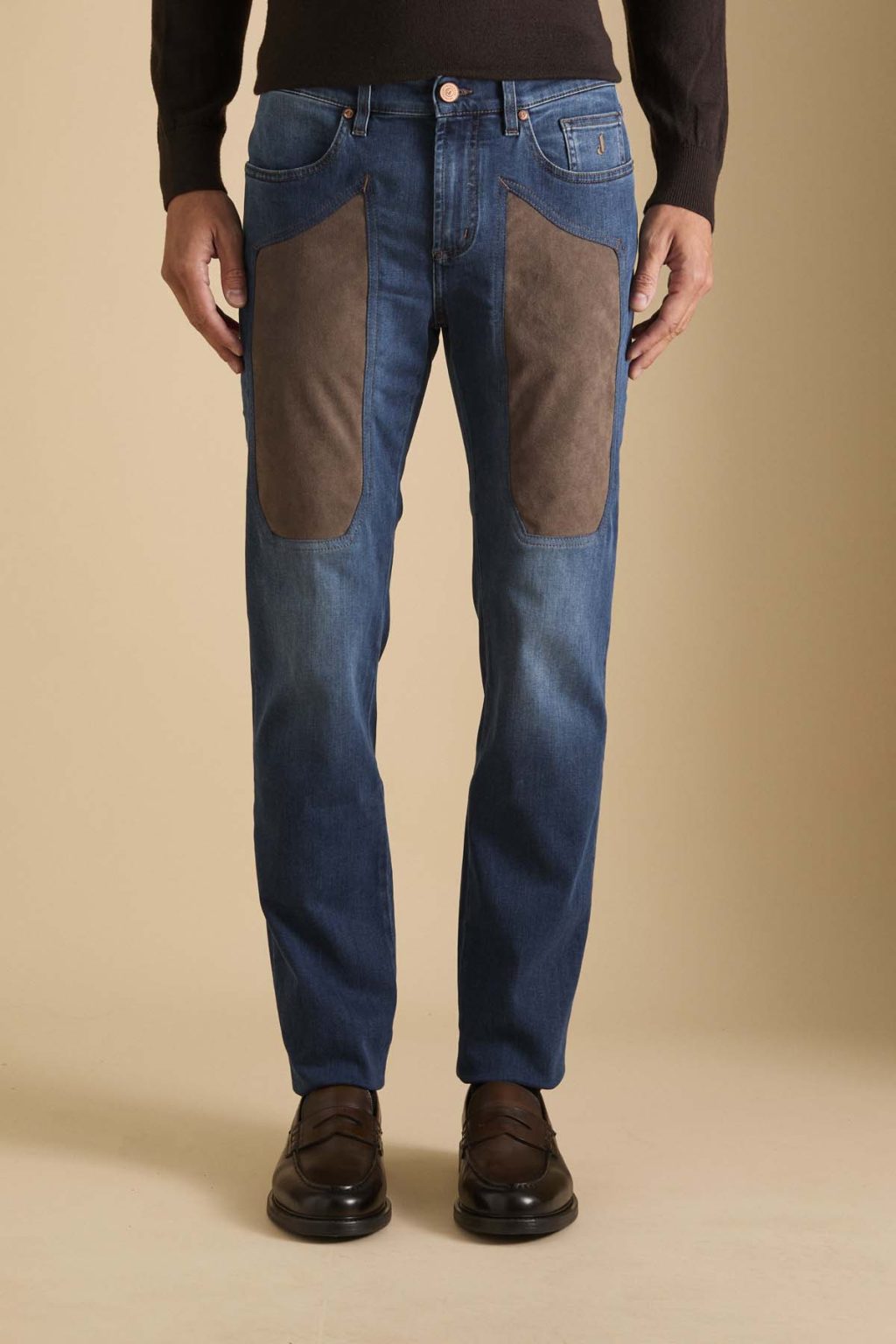 JEANS - JOHN – TOPPA ALCANTARA® SLIM FIT BLU MEDIO