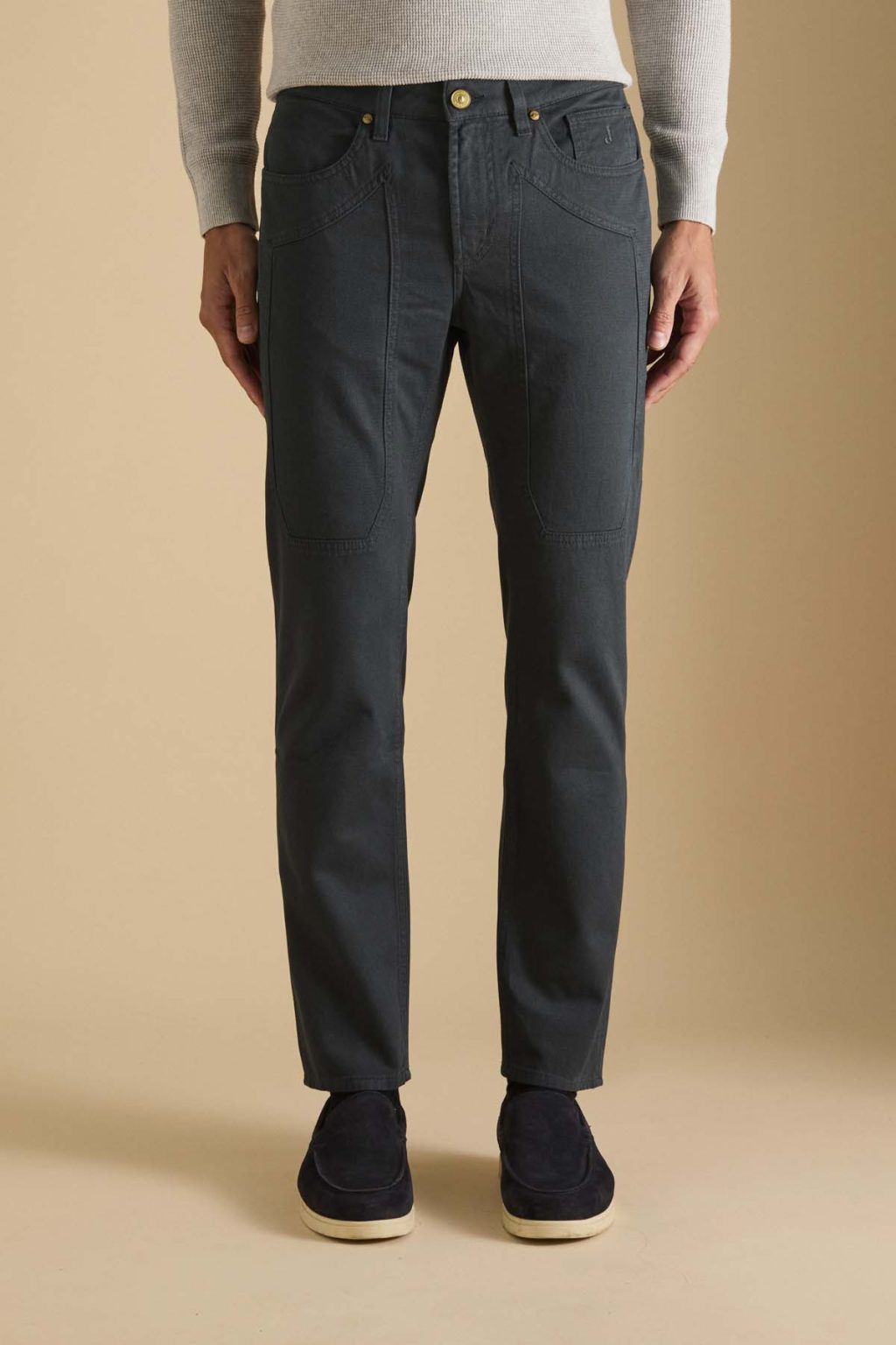 PANTALONE - JAMES - TOPPA ALCANTARA® SKINNY FIT BLU NOTTE