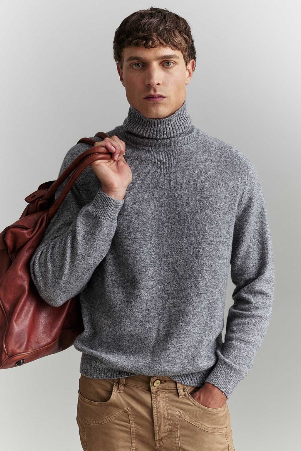 MAGLIONE - DOLCEVITA - LANA GRIGIO MELANGE