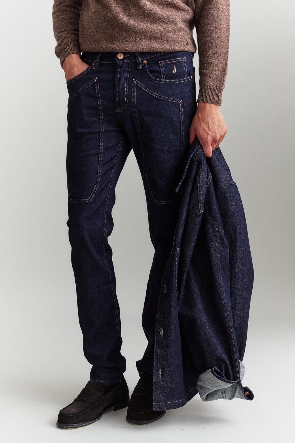 JEANS – JOHN – TOPPA DENIM SLIM FIT BLU SCURO