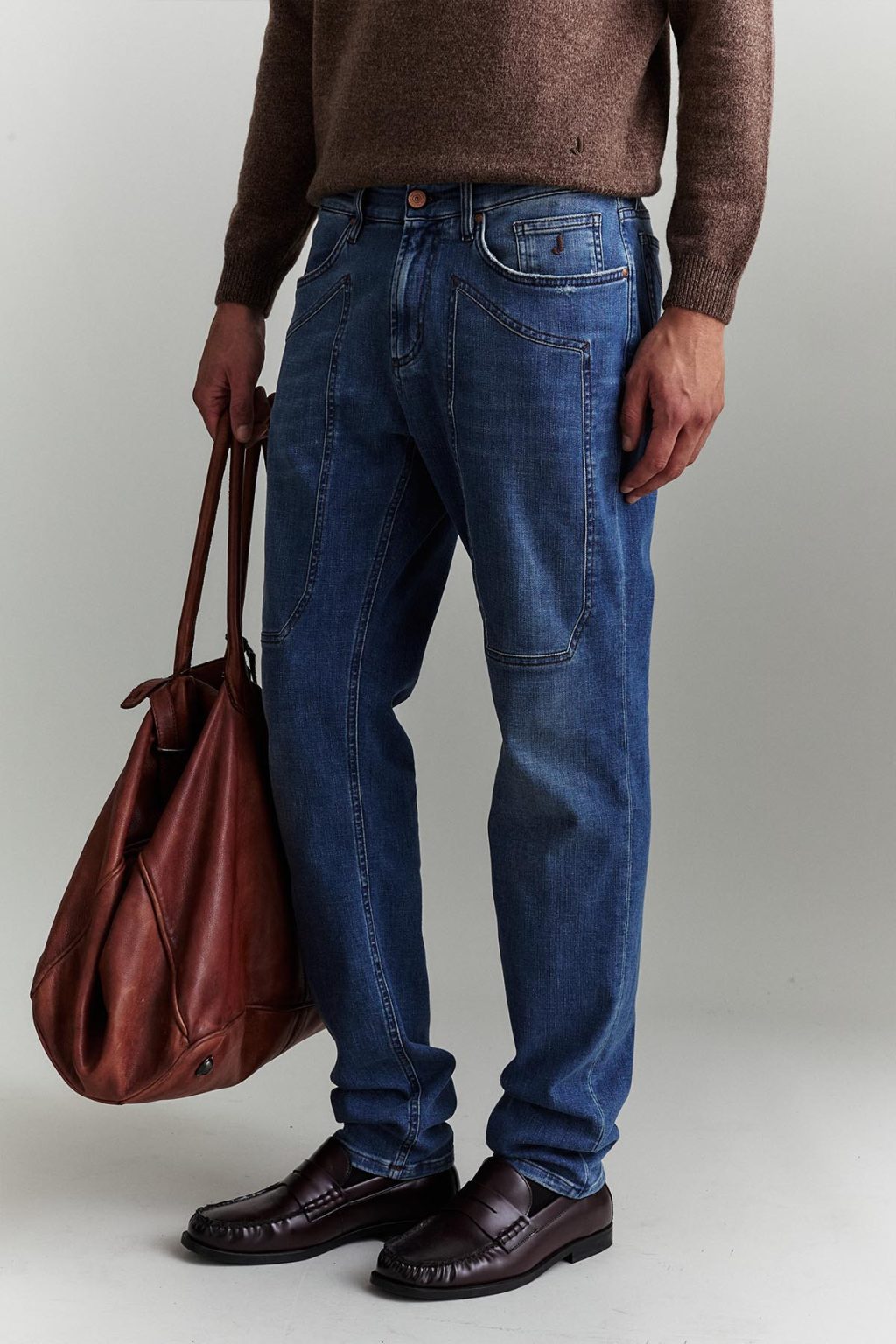 JEANS – JOHN – TOPPA DENIM SLIM FIT BLU CHIARO