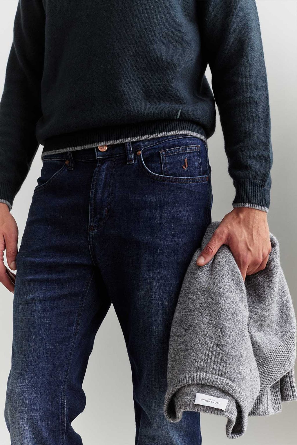 JEANS - JORDAN - DENIM SLIM FIT BLU MEDIO SCURO