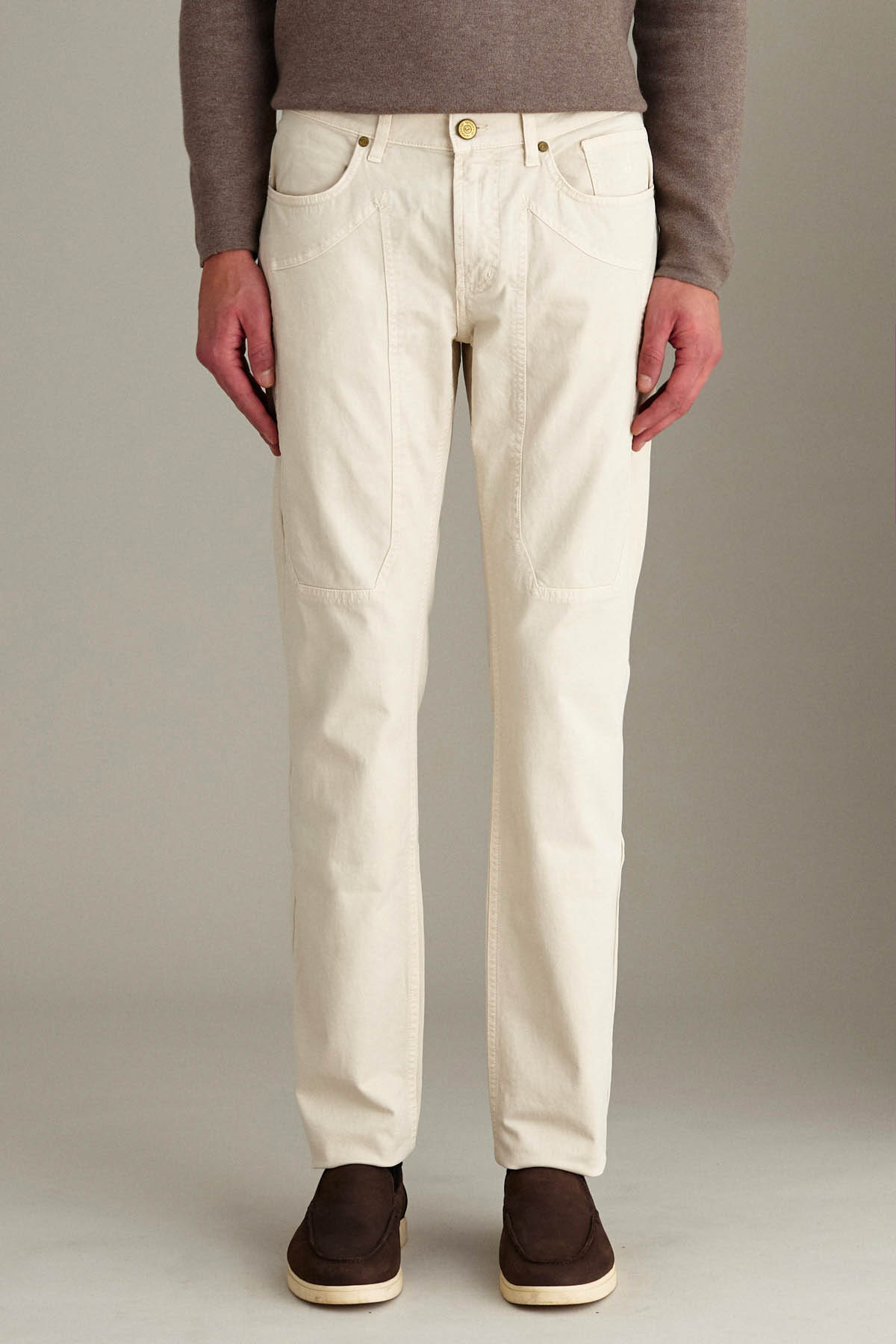 Pantalone JOHN – 5 Tasche Toppa Slim Fit