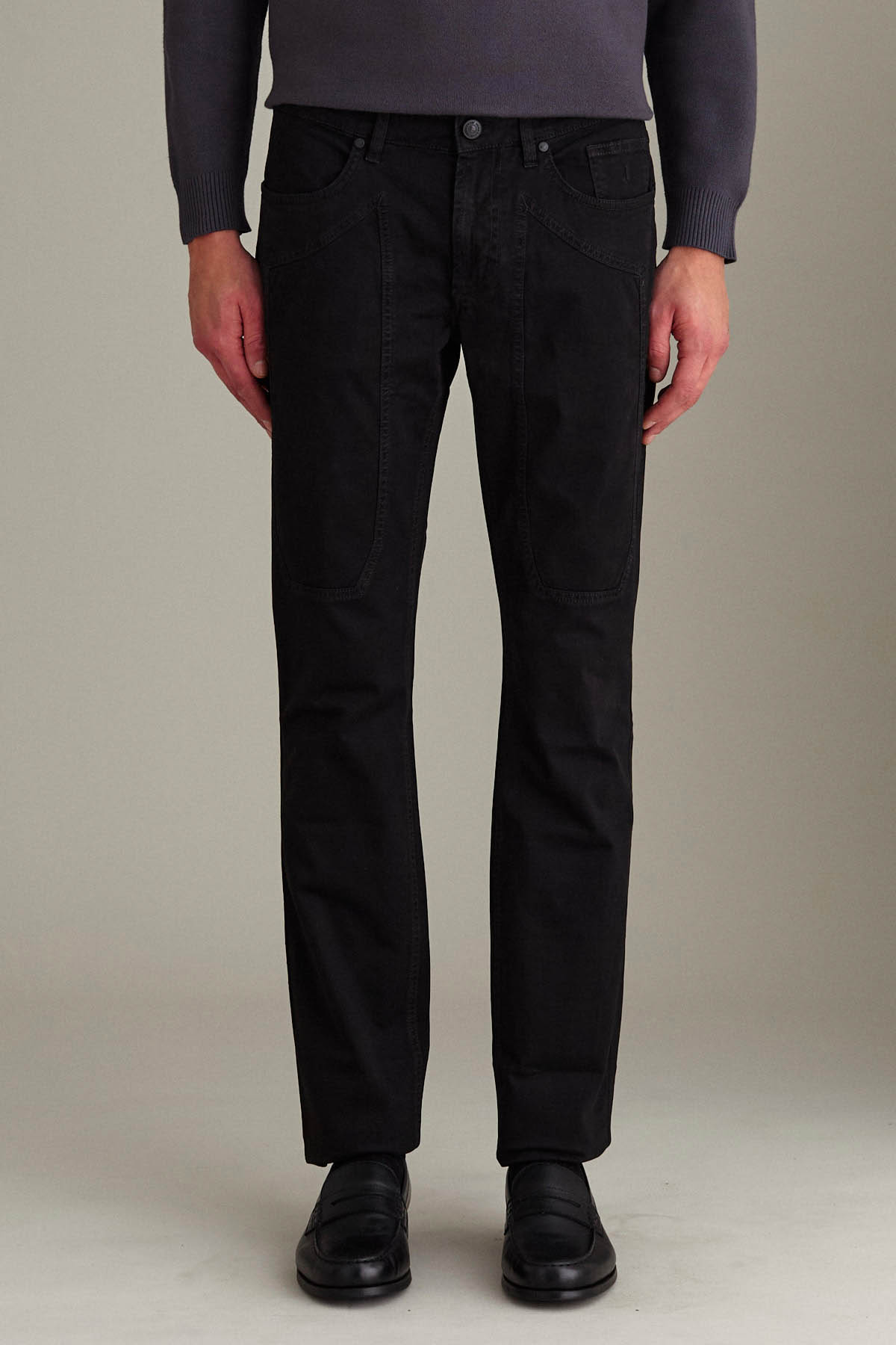 Pantalone JOHN – 5 Tasche Toppa Slim Fit