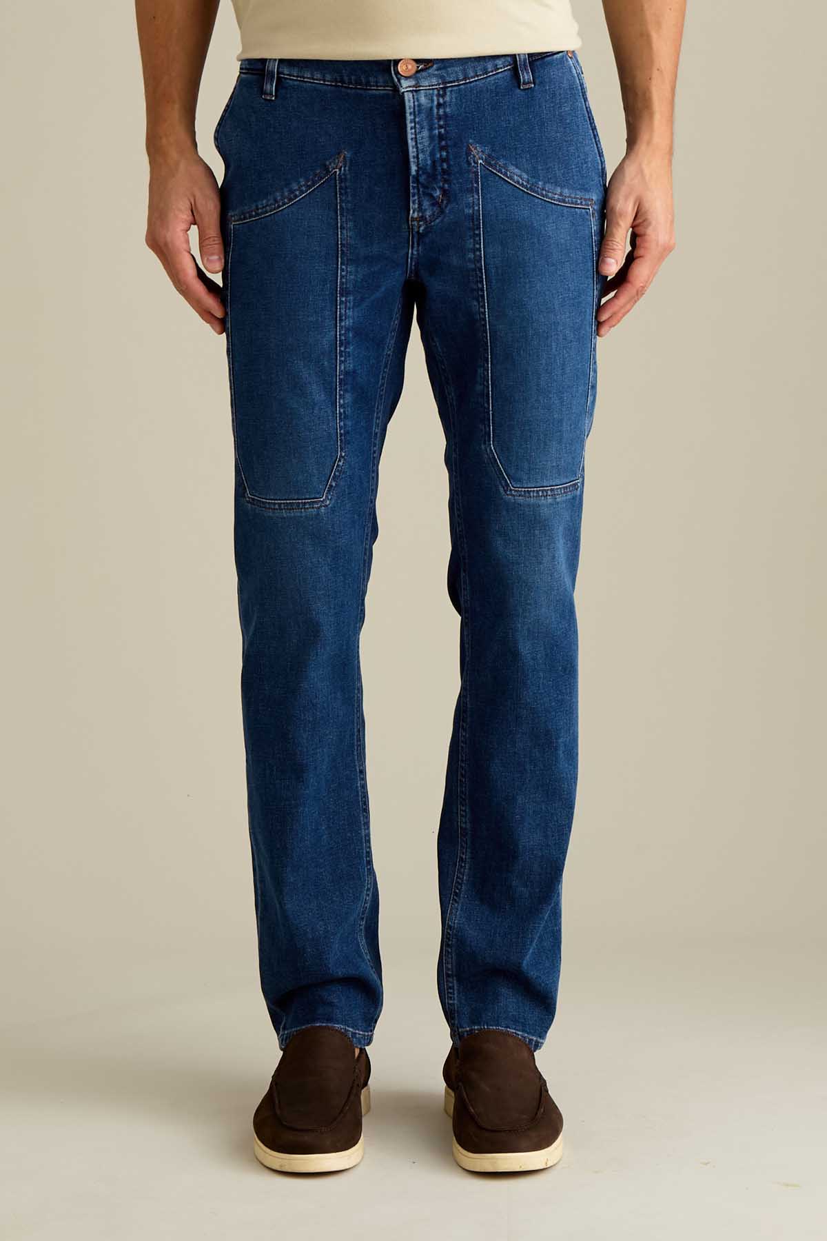 JEANS - JEVON - CHINO TOPPA DENIM SLIM FIT