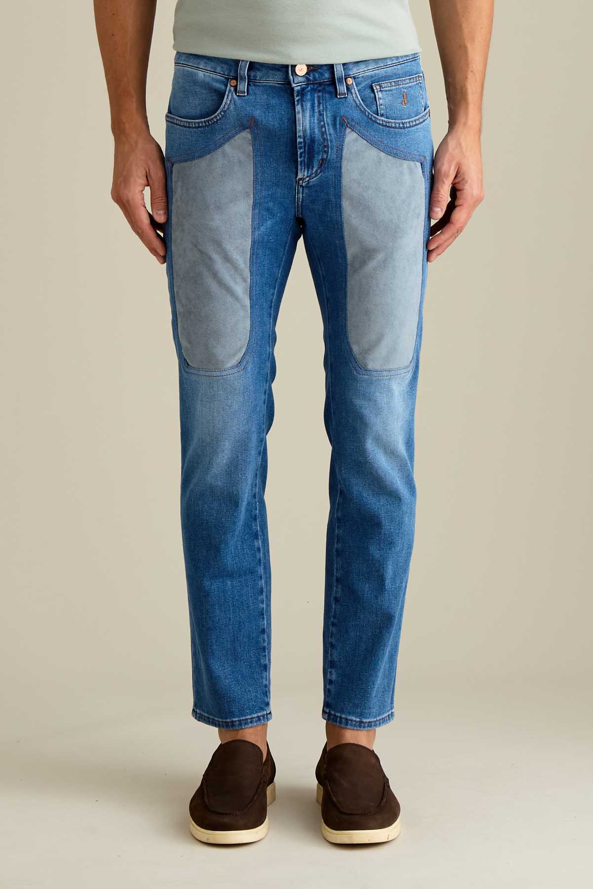 JEANS - JAMES - TOPPA ALCANTARA® GRIGIO DENIM SKINNY FIT