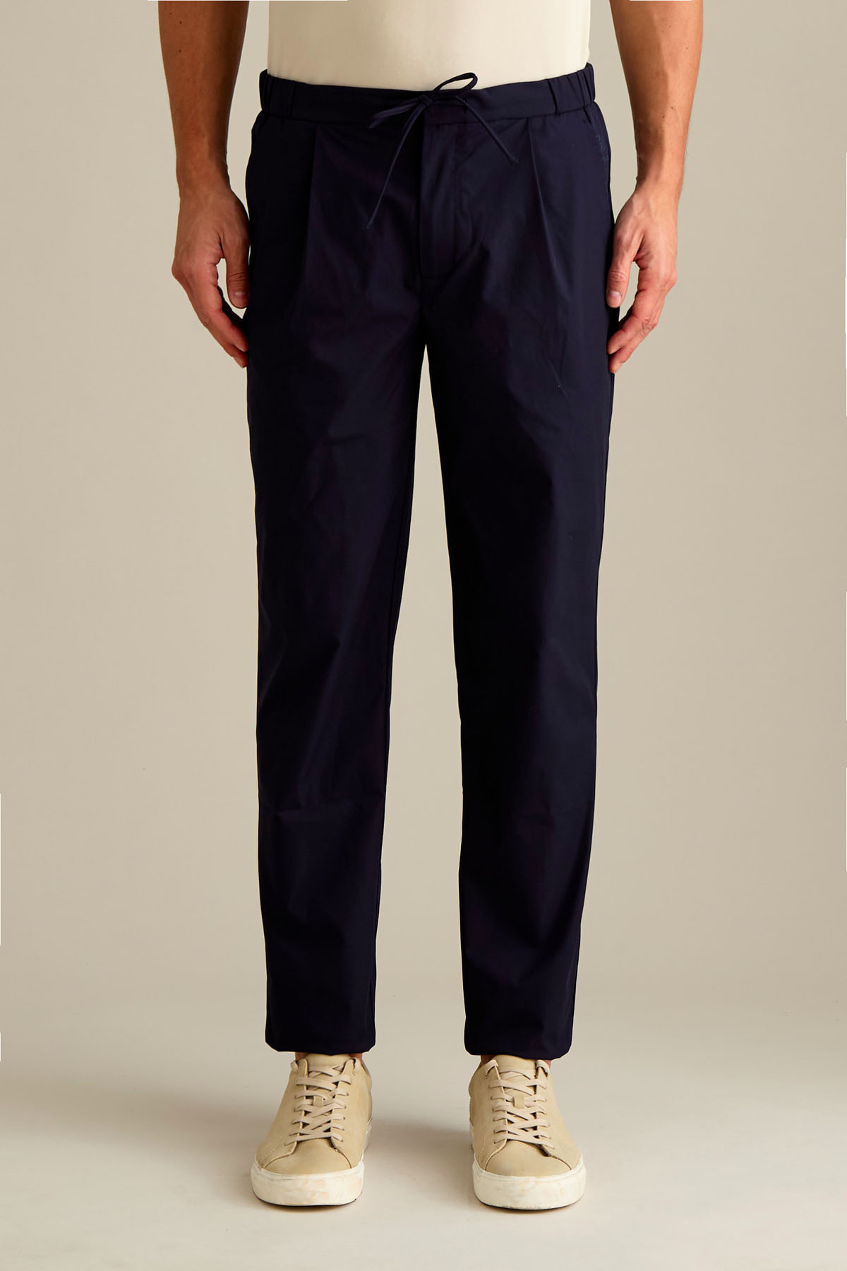 PANTALONE - J18 - CHINO JOGGER FIT BLU SCURO