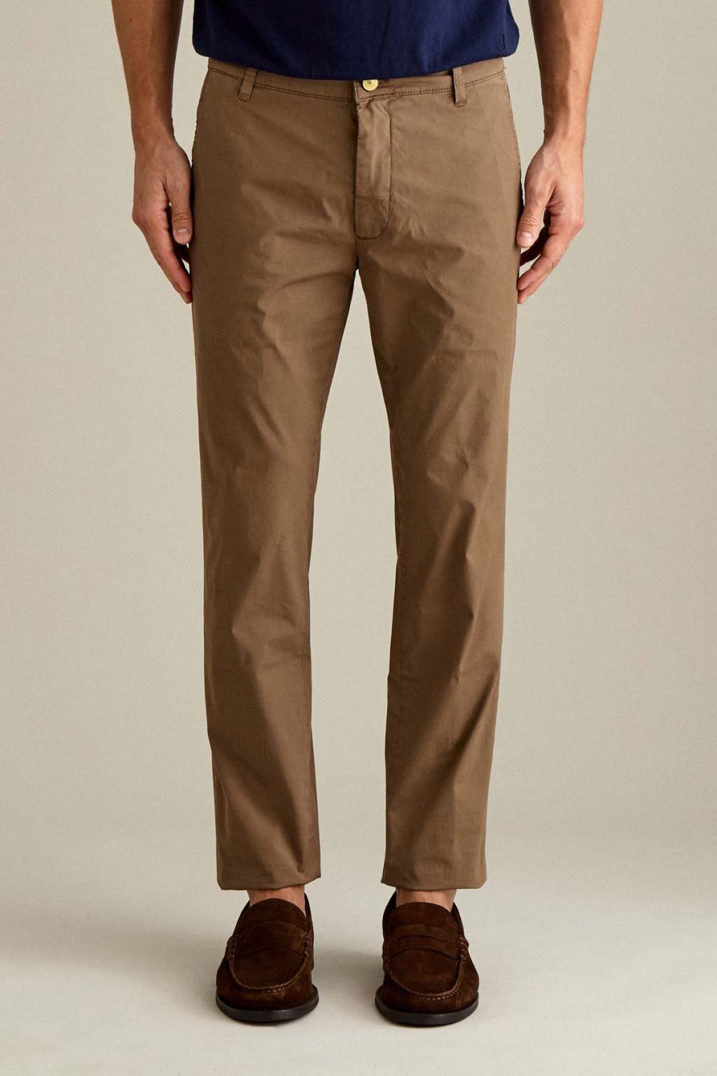 PANTALONE - JACK - CHINO COTONE SLIM FIT MARRONE CHIARO