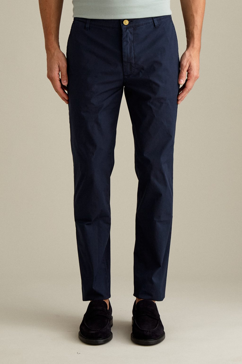PANTALONE - JACK - CHINO COTONE SLIM FIT BLU SCURO